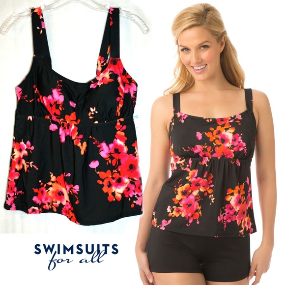 flared tankini top